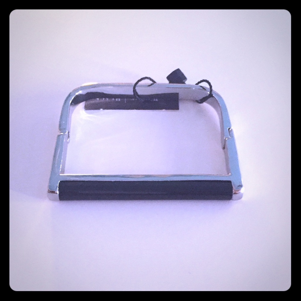 Flat Jet Bar Square Bangle Bracelet - Modern Y2K